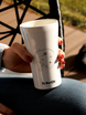 Dr.Bacty Apollo 2.0 thermal coffee mug - Libra - 360 ml - Glossy White