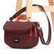 Folding women's anti-theft bag Pacsafe Go - burgundy