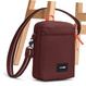 Pacsafe Go anti-theft shoulder city bag - burgundy