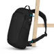 Pacsafe eco 12l anti-theft single shoulder backpack - black with econyl