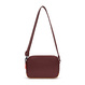 Small urban anti-theft bag Pacsafe Go - burgundy.