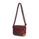 Small urban anti-theft bag Pacsafe Go - burgundy.