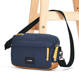 Small urban anti-theft bag Pacsafe Go - navy blue