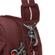 Urban small anti-theft bag Pacsafe Go - burgundy