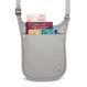 pacsafe coversafe v75 discreet anti-theft neck wallet - gray