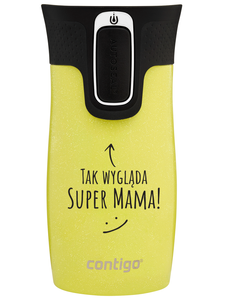 Contigo West Loop Mini 300ml Thermobecher - So sieht Super Mom aus - Limelight