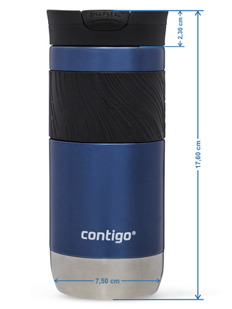 Contigo Byron 2.0 470ml Thermobecher mit Gravur - Blau