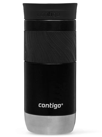 Contigo Byron 2.0 470ml Thermobecher mit Gravur - Schwarz glänzend