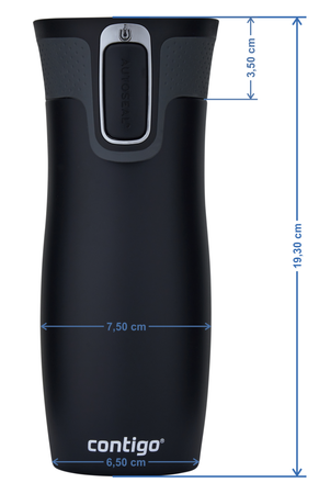 Contigo West Loop 2.0 Thermobecher 470ml - Vogelliebe - Stahl 