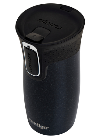 Contigo West Loop Mini 300ml Thermobecher - Kürbisse - Schwarz Metallic