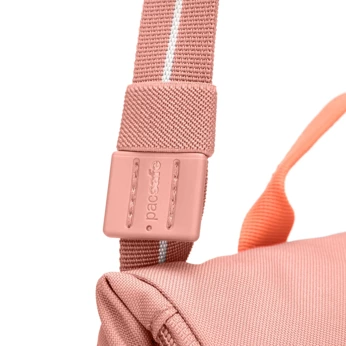 Pacsafe Go erweiterbare Anti-Diebstahl-Tasche für Frauen - rosa