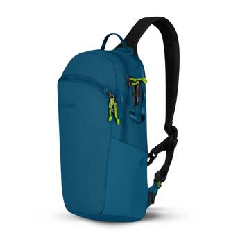 Wasserdichter, diebstahlsicherer Rucksack 12l Pacsafe ECO CX Econyl® - blau.