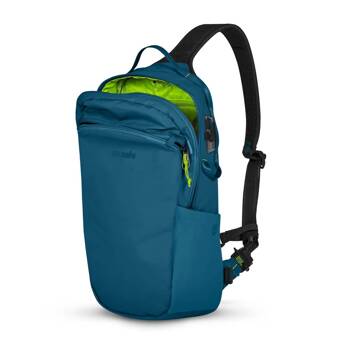 Wasserdichter, diebstahlsicherer Rucksack 12l Pacsafe ECO CX Econyl® - blau.