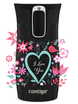 Contigo West Loop Mini Thermobecher 300ml - I love You - Schwarz Metallic