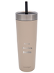 Thermobecher mit strohhalm Luxe Tumbler 720ml mit Gravur - Brown Sugar