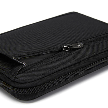 Pacsafe men's large RFID wallet - jet black