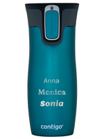 Thermobecher mit gravur Contigo West Loop 2.0 470ml - Türkis