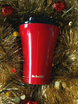 Coffee thermal mug with ceramic coating Dr.Bacty Apollo - 227 ml - red