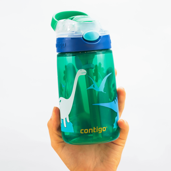 Children's bottle - Contigo Gizmo Flip 414ml children's mug - Jungle Green Dino