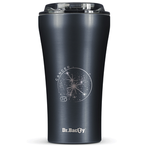 Dr.Bacty Apollo 2.0 thermal coffee mug - Cancer - 360 ml - Gunmetal