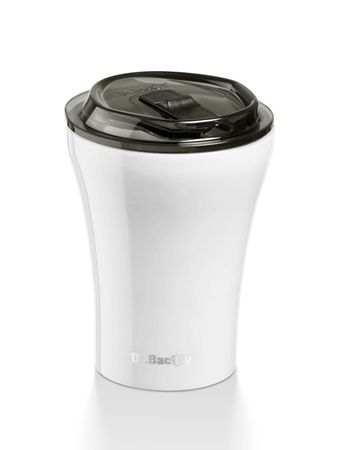 Kaffee Thermalbecher mit Keramikbeschichtung Dr. Bacty Apollo 227 ml - weiß