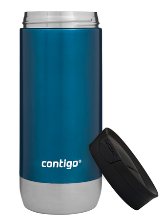 Contigo Huron 2.0 470ml thermische Kaffeebecher - Bird love - Blau