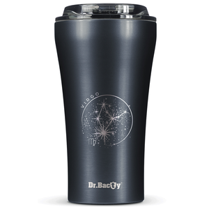 Dr.Bacty Apollo 2.0 thermal coffee mug - Virgo - 360 ml - Gunmetal