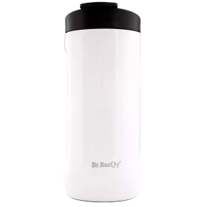 Thermobecher für Kaffee 2-in-1 Dr.Bacty Notus 360 ml - weiß