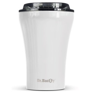 Kaffee Thermalbecher mit Keramikbeschichtung Dr. Bacty Apollo 227 ml - weiß