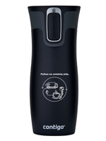 Thermobecher Contigo West Loop 470 ml schwarz - Kurier
