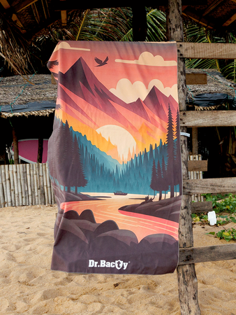 Dr.Bacty 70x140 double-sided quick-dry towel - Sunset