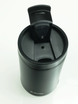 Thermal coffee mug 2-in-1 Dr.Bacty Notus 360 ml - black.