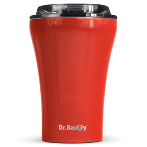 Kaffee Thermalbecher mit Keramikbeschichtung Dr.Bacty Apollo - 227 ml - rot