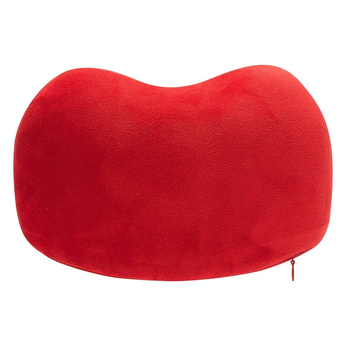 Travel cushion on the neck Dr. Bacty - red. Plus ear plugs and eye band