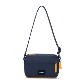 Urban small anti-theft bag Pacsafe Go - coastal blue