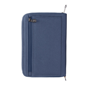 Pacsafe men's large RFID wallet - coastal blue