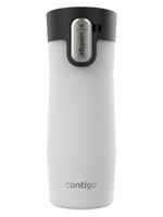Contigo West Loop 3.0 Thermobecher 470ml - Französische Bulldogge - Weiß matt