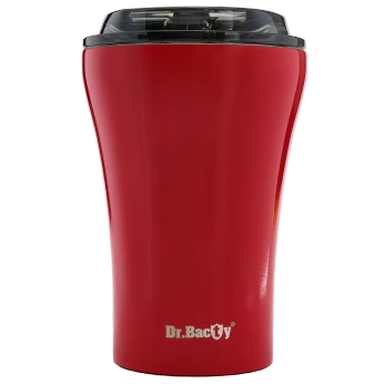 Kaffee Thermalbecher mit Keramikbeschichtung Dr.Bacty Apollo - 227 ml - rot