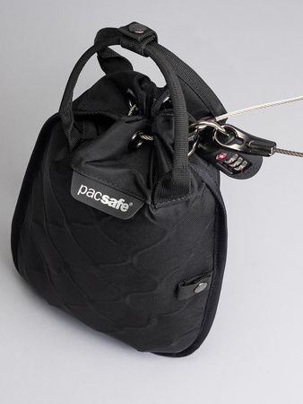 The small anti-theft travel safe Pacsafe Travelsafe 3 l GII - black.