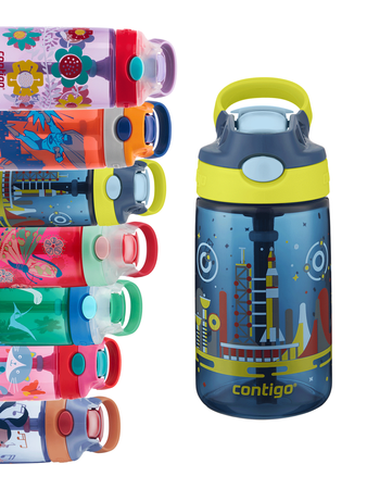 Trinkflasche für Kinder / Becher für Kinder Contigo Gizmo Flip 414ml - Nautical Space