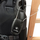 A link to the luggage with a combination lock Pacsafe RetractaSafe 250.