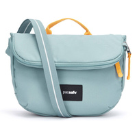 Folding anti-theft women's handbag Pacsafe Go - mint