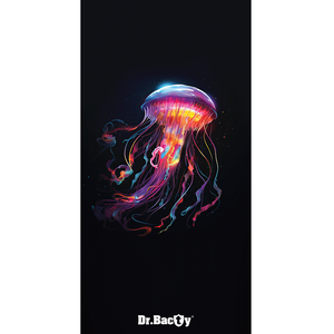 Dr.Bacty 70x140 beidseitig schnell trocknendes Handtuch - Medusa