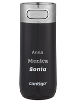 Personalisierbarer thermobecher Contigo Luxe Autoseal 360 ml - Schwarz