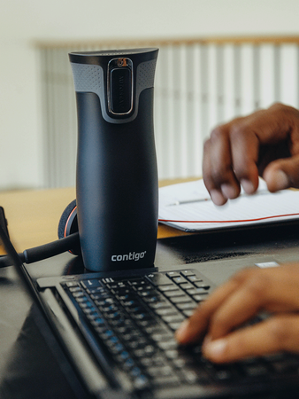 Thermal Mug Contigo West Loop 2.0 470ml - Matte Black